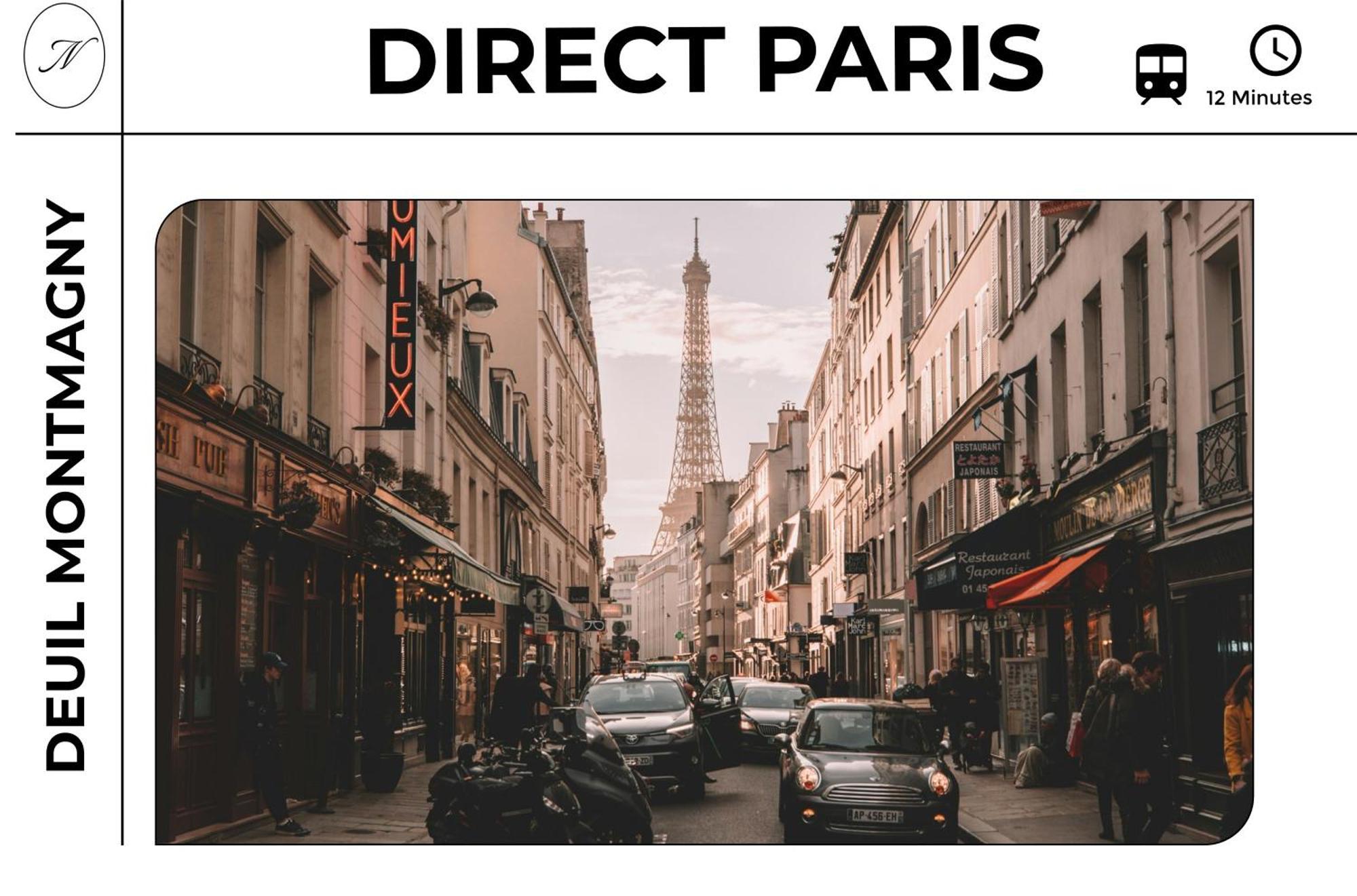 Parisian Retreat Pour 5 Personnes - 12 Min De Paris - Proche Gare Apartment Deuil-la-Barre Екстериор снимка